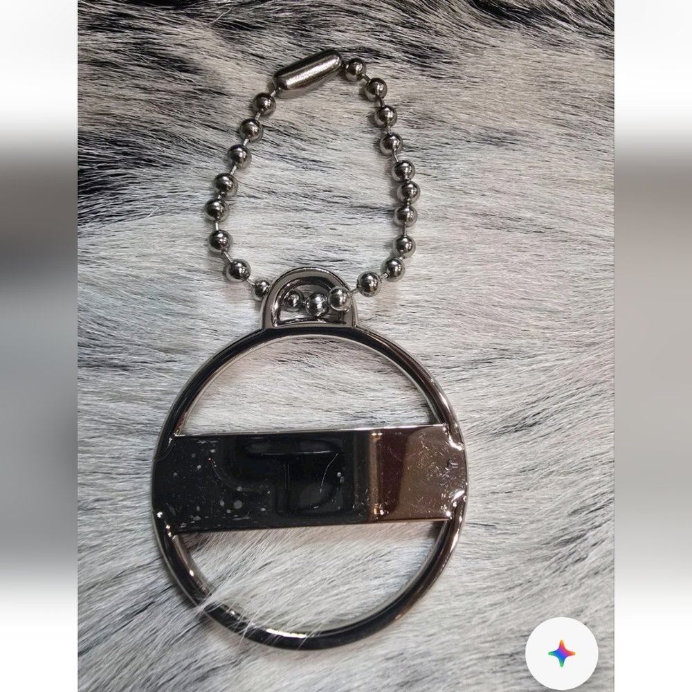 Coach Orange and Silver Keychain - Picture 2 of 2